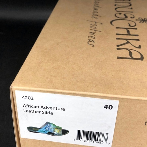 New Anuschka African Adventure Leather Slide Sandals SZ EU 40 - Picture 9 of 12